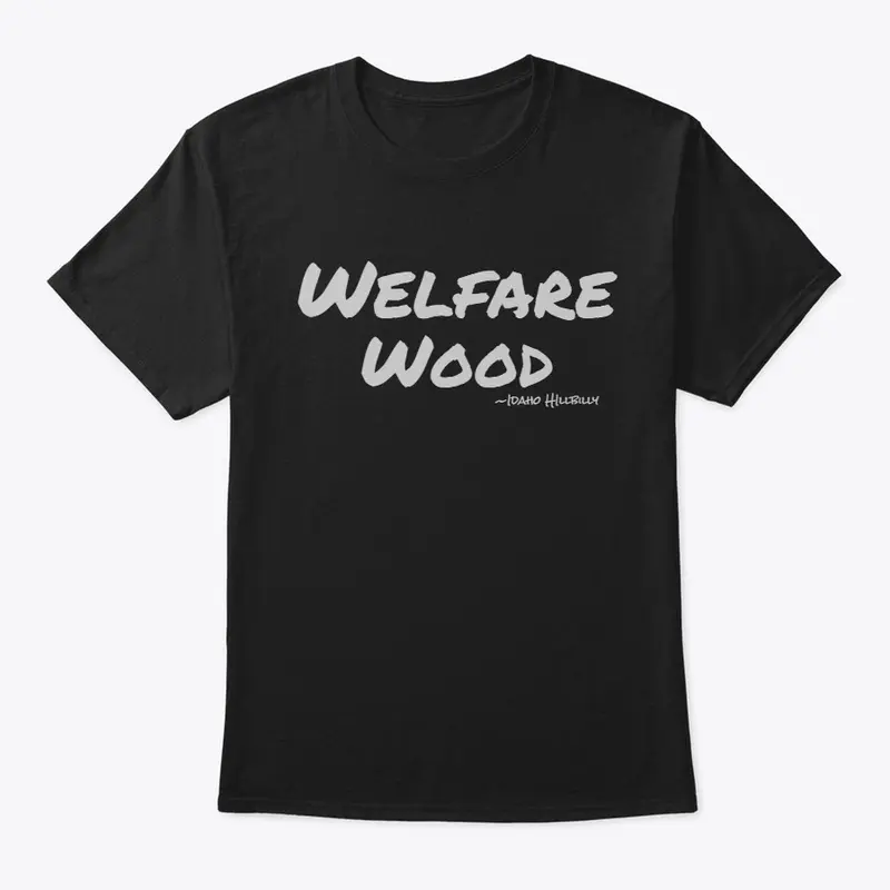 Welfare Wood ~ Simplified White Writing